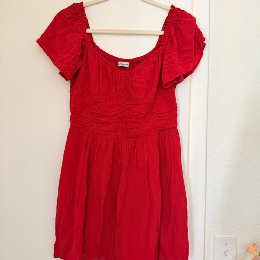 Red Short Sleeve romper